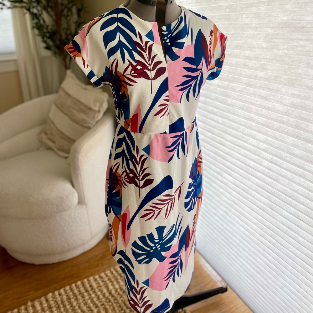 Floral Print Dress - Multicolor